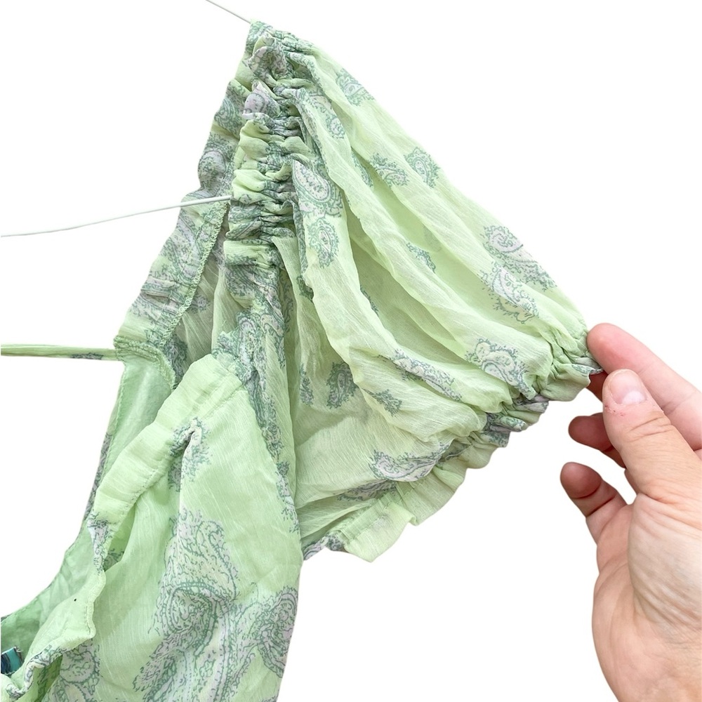 Urban Outfitters Becca Printed Puff Sleeve Mini Dress - Picture 7 of 11